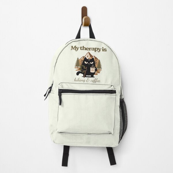 Item preview, Grumpy Cat Hiking & Coffee | Funny Hiking Therapy Lover Gift designed and sold by IAPICTURE.