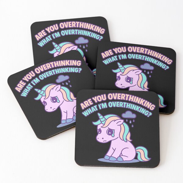 Item preview, Overthinking Unicorn – Sad Pastel Edition designed and sold by I AM BRO.