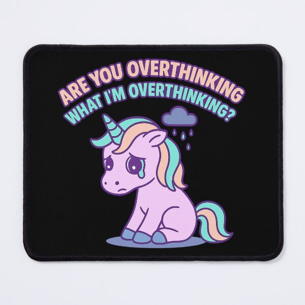 Item preview, Overthinking Unicorn – Sad Pastel Edition designed and sold by I AM BRO.