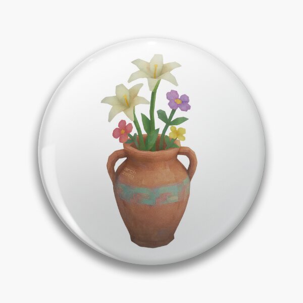 Item preview, Terracotta Floral Vessel : Earth Lily Bloom Data designed and sold by archzero.
