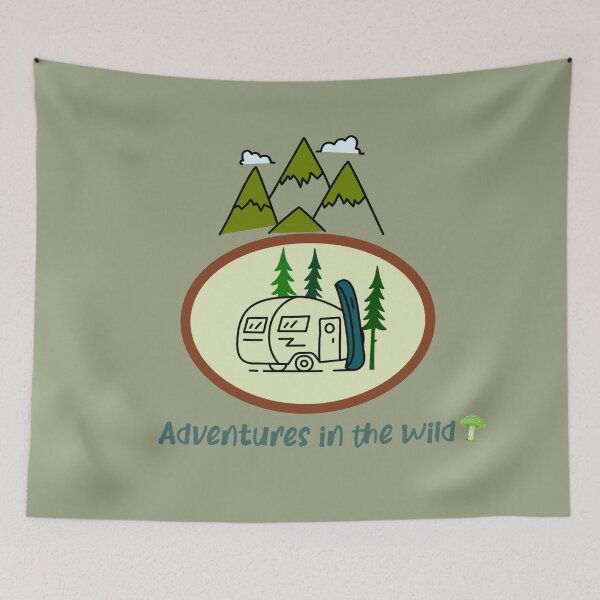 Item preview, Adventures in the wild RV camping with the outdoors in your backyard designed and sold by NC NatureVisions.