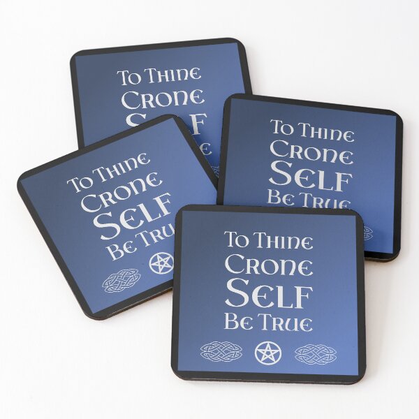 Item preview, To Thine Crone Self Be True. Pagan Gift designed and sold by SSustainable.