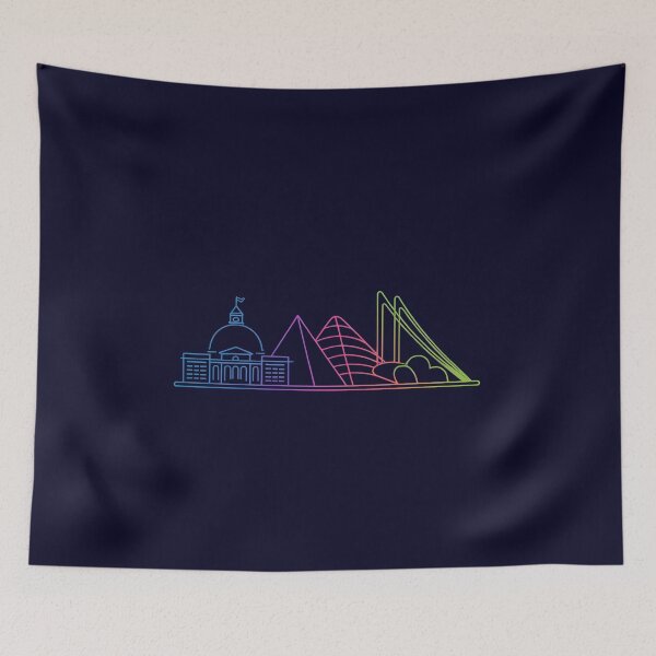 Item preview, Edmonton Skyline – Minimalist Alberta Travel Souvenir Design designed and sold by Paper Drip.