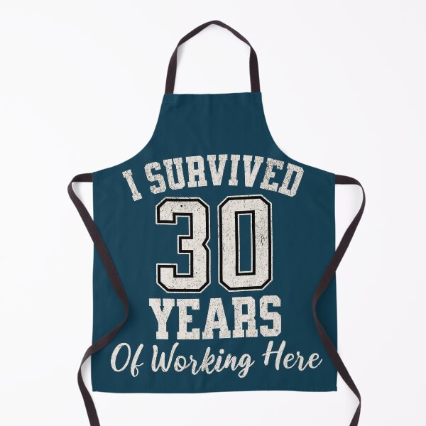 Item preview, I Survived 30 Years Of Working Here Sarcastic Quote designed and sold by NosandEdgy.
