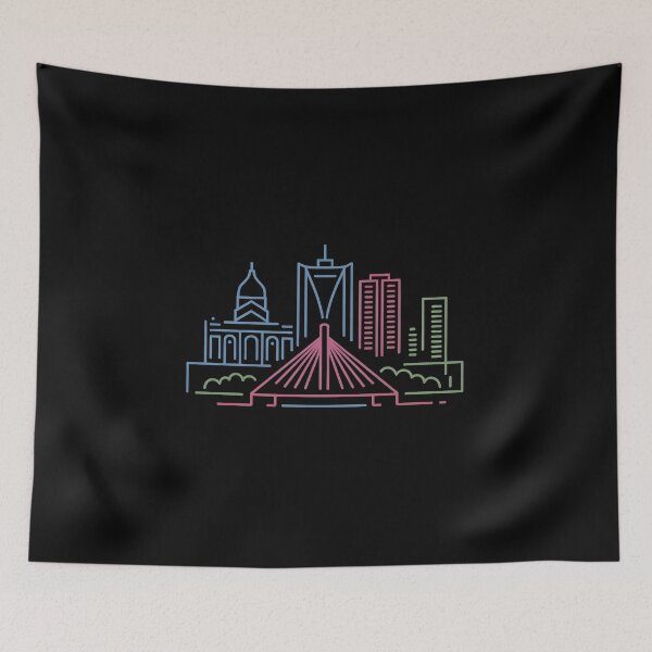Item preview, Edmonton Skyline – Minimalist Alberta Travel Souvenir Design designed and sold by Paper Drip.