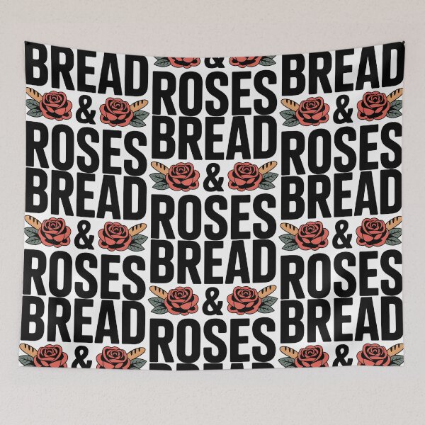 Item preview, Labor Day Bread and Roses Union Design designed and sold by CraftStudioCo.