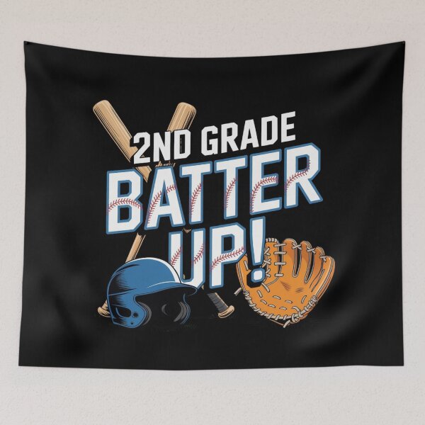 Item preview, Back To School 2nd Grade Batter Up Baseball First Day Boys Kids designed and sold by Dabbing Turtle Designs.