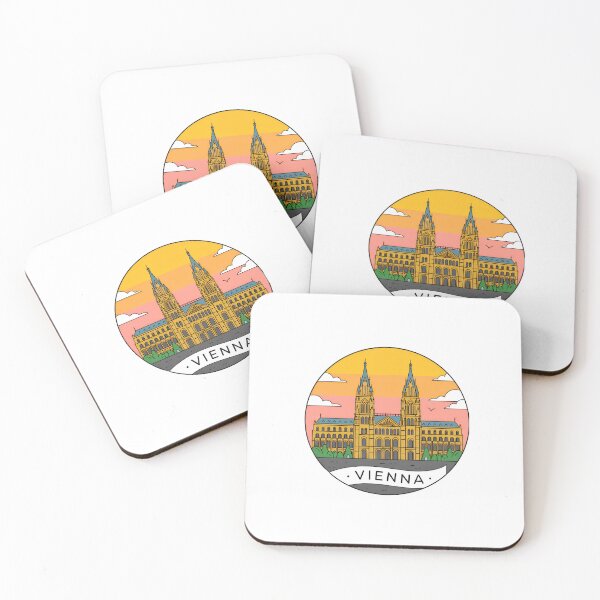 Item preview, Vienna Austria Travel Retro Emblem - Vintage Style Souvenir Design designed and sold by Timegraf.