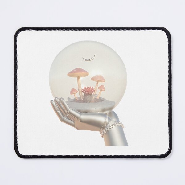 Item preview, Celestial Garden in a Glass Orb – Dreamy Minimalist Aesthetic Design designed and sold by aestheticcsss.