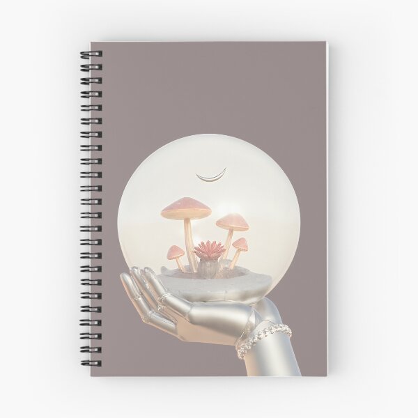 Item preview, Celestial Garden in a Glass Orb – Dreamy Minimalist Aesthetic Design designed and sold by aestheticcsss.