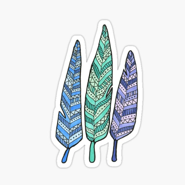 Feathers Sticker