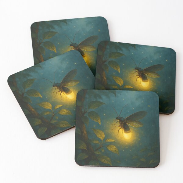 Item preview, Magical fireflies in the forest designed and sold by MossTrail.