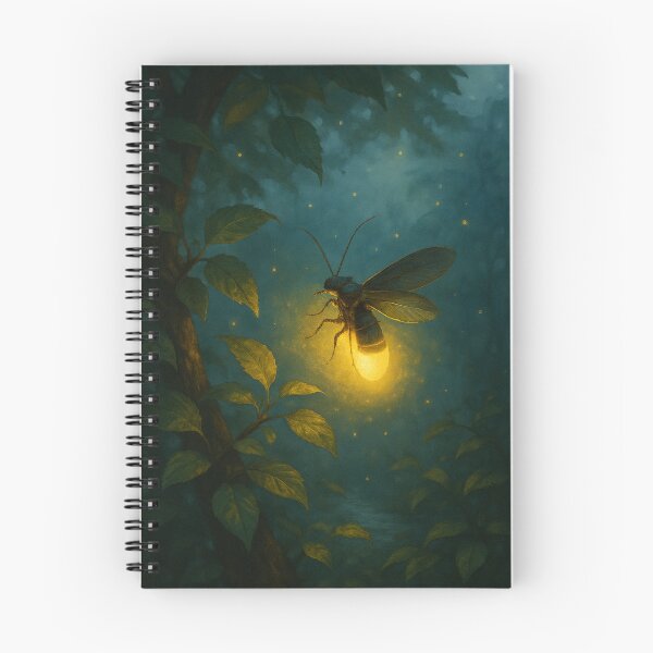 Item preview, Magical fireflies in the forest designed and sold by MossTrail.