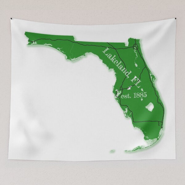 Item preview, Lakeland, FL [Green] designed and sold by PhilbonianDezin.