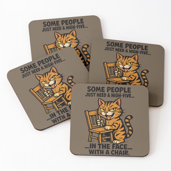 Item preview, High-Five Chair Cat designed and sold by catastrocat.