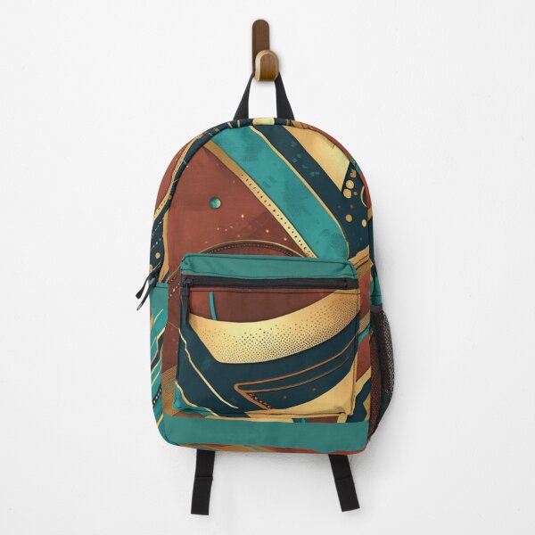 Item preview, Terracotta and Turquoise Pattern designed and sold by Vibrant Threads.