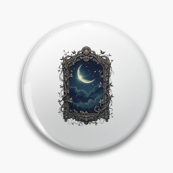 Item preview, Thorned Moon Mirror designed and sold by VibeTCreations.