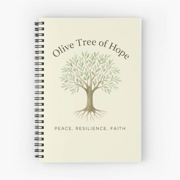 Item preview, Olive Tree of Hope – Peace and Resilience Art designed and sold by astersgraphics.
