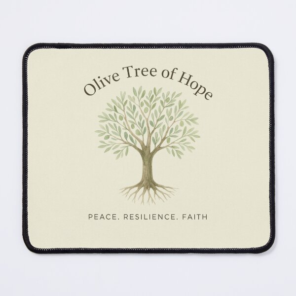 Item preview, Olive Tree of Hope – Peace and Resilience Art designed and sold by astersgraphics.