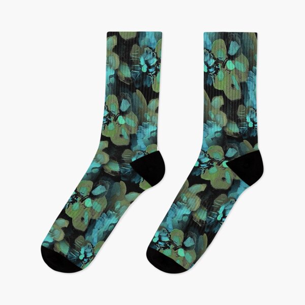 Item preview, Pansy Floral Abstract Pattern in Blue designed and sold by Artistestella.