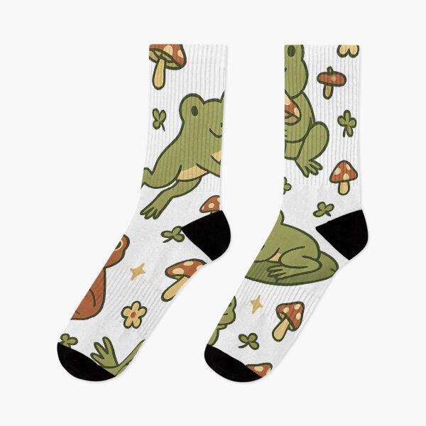 Item preview, Whimsical Frogcore Pattern – Cute Cottagecore Frog Aesthetic designed and sold by StickyGuys.