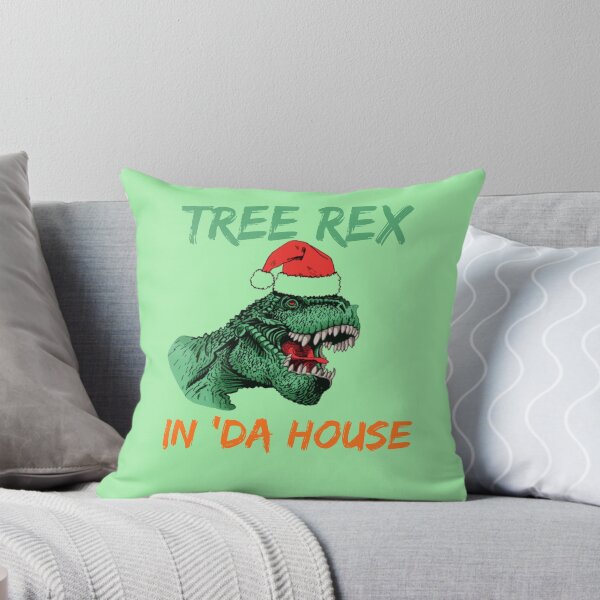 Artikelvorschau, Tree Rex im „Da House“-Weihnachtsdesign entworfen und verkauft von OliveStreetDesigns.