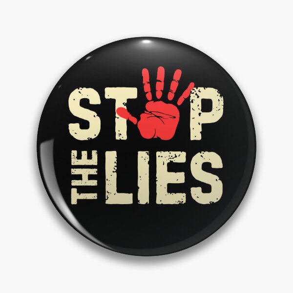 Item preview, Stop The Lies - Political Disinformation designed and sold by WildPawPrint.