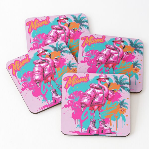 Item preview, Flamingo in Graffiti Streetwear designed and sold by Vibrant Threads.