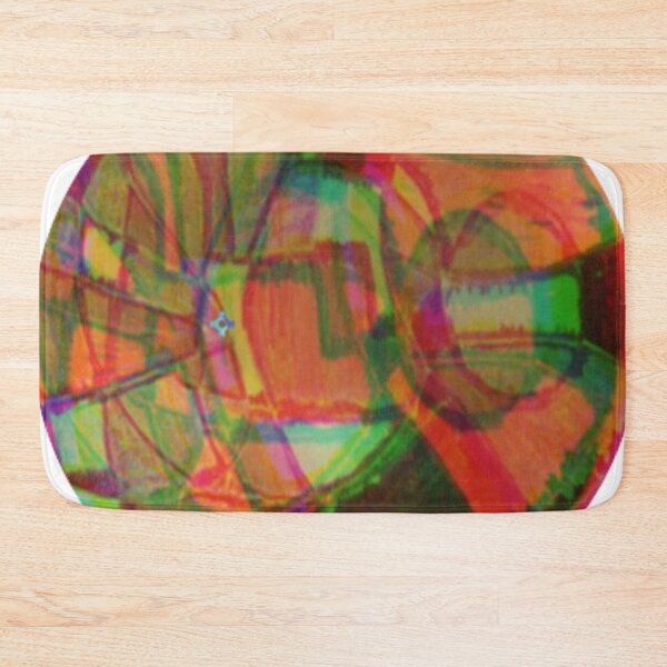 Item preview, agent orange cyan round abstract designed and sold by SmashingDeals.