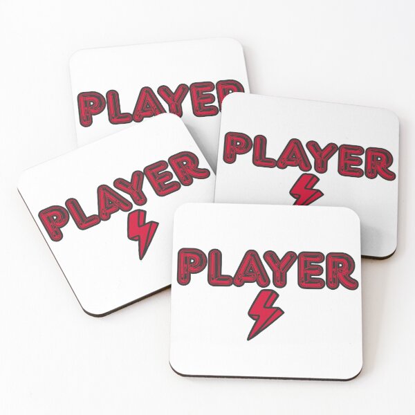 Item preview, Player With Lightning Bolt Black and Red designed and sold by UNK-Fatigues.