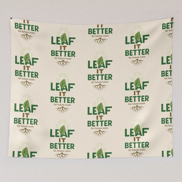Item preview, Leaf It Better – Eco Design for Green Aesthetic Lovers designed and sold by astersgraphics.