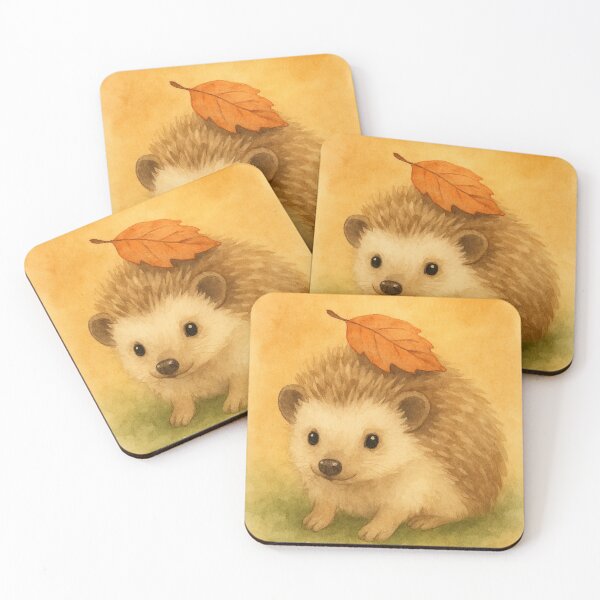 Item preview, Baby Hedgehog Watercolor Print – Nursery Wall Art designed and sold by KindCraftArt.