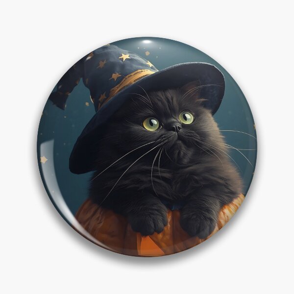 Item preview, Pumpkin Cat Magic designed and sold by VibeTCreations.