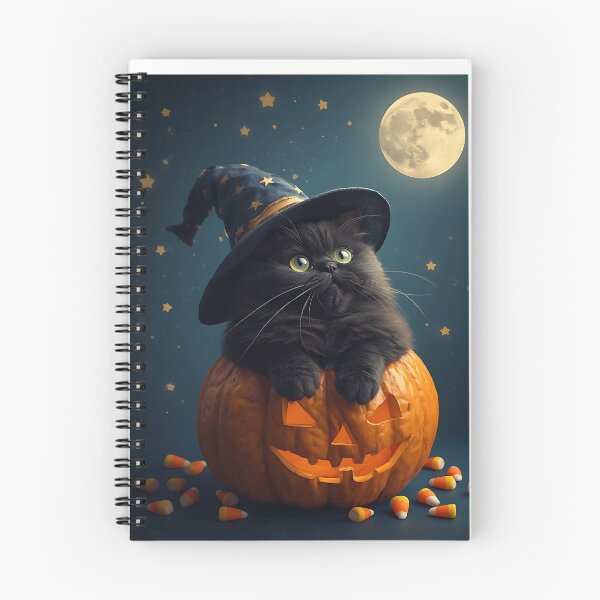 Item preview, Pumpkin Cat Magic designed and sold by VibeTCreations.