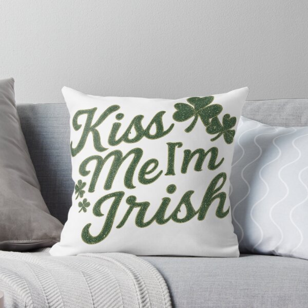 Item preview, Kiss Me I’m Irish Shamrock T-Shirt – Vintage Green St. Patrick’s Day Tee, Lucky Irish Graphic, Unisex designed and sold by WildKind Co..