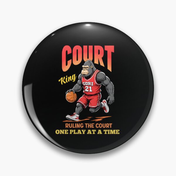 Item preview, Cartoon Gorilla Basketball Player designed and sold by FunCartoonSpot.