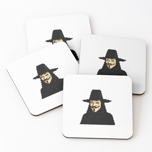 Item preview, V for Vendetta Pixel art designed and sold by Half Brain Labs.