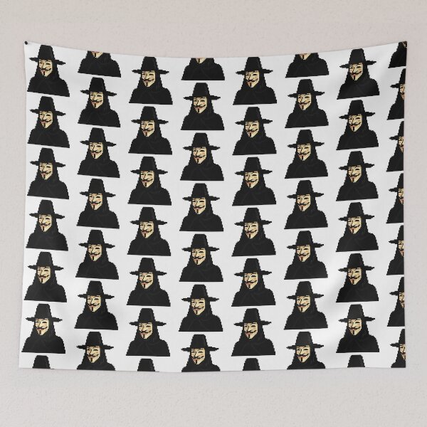 Item preview, V for Vendetta Pixel art designed and sold by Half Brain Labs.