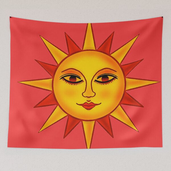 Item preview, Sun Face Rays designed and sold by ViaARTfactory.