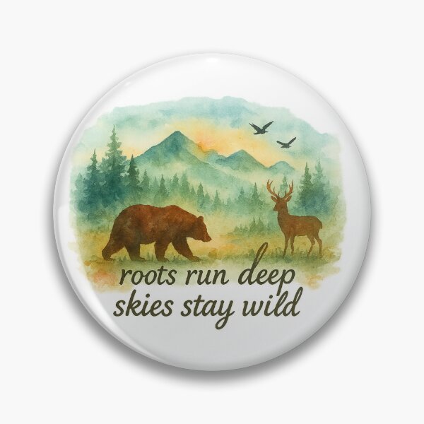 Item preview, Roots Run Deep Skies Stay Wild designed and sold by WILDBYCØLE.