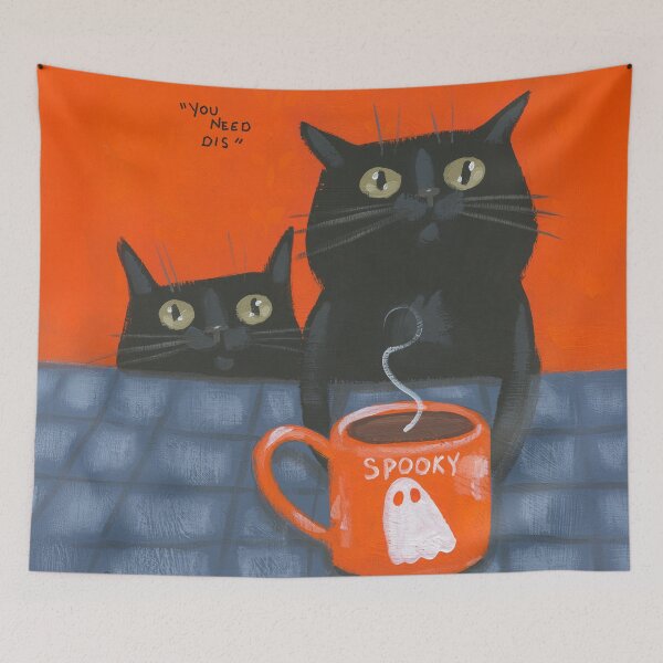 Item preview, You Need Dis Coffee Cats designed and sold by KilkennyCat Art.
