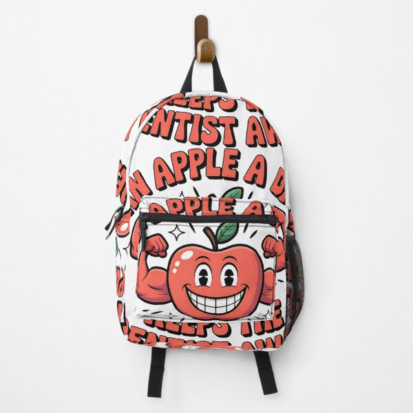 Item preview, An Apple a Day Funny Dentist Gift designed and sold by CraftStudioCo.