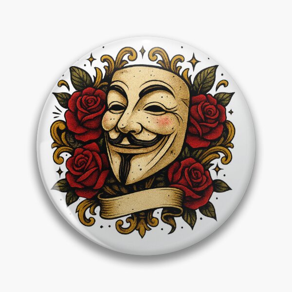 Item preview, V for Vendetta Roses designed and sold by Half Brain Labs.