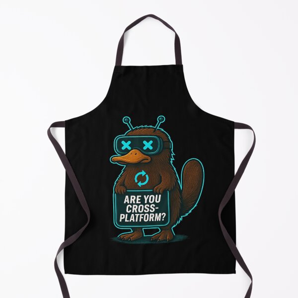 Item preview, Funny Cyber Platypus - Are You Cross-Platform? designed and sold by Derpy Lab .