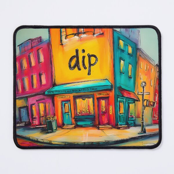 Item preview, Dive into the Dip - A Vibrant Abstract Celebration of Urban Life Color and Whimsy designed and sold by OlfactoART Studio.