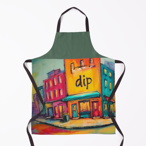 Item preview, Dive into the Dip - A Vibrant Abstract Celebration of Urban Life Color and Whimsy designed and sold by OlfactoART Studio.