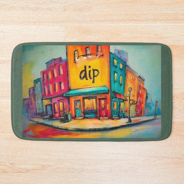 Item preview, Dive into the Dip - A Vibrant Abstract Celebration of Urban Life Color and Whimsy designed and sold by OlfactoART Studio.