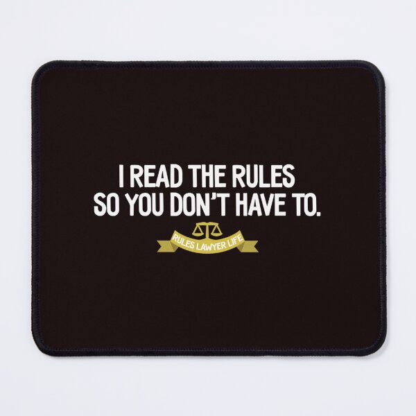 Item preview, Rules Lawyer Life - I Read The Rules So You Don'T Have To designed and sold by asgraphix.