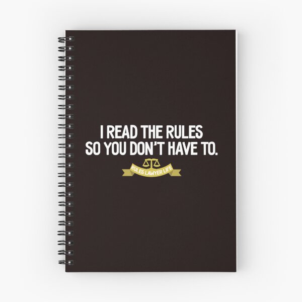 Item preview,  Rules Lawyer Life - I Read The Rules So You Don'T Have To designed and sold by asgraphix.