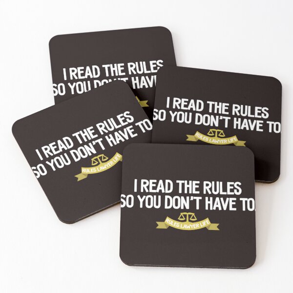 Item preview,  Rules Lawyer Life - I Read The Rules So You Don'T Have To designed and sold by asgraphix.